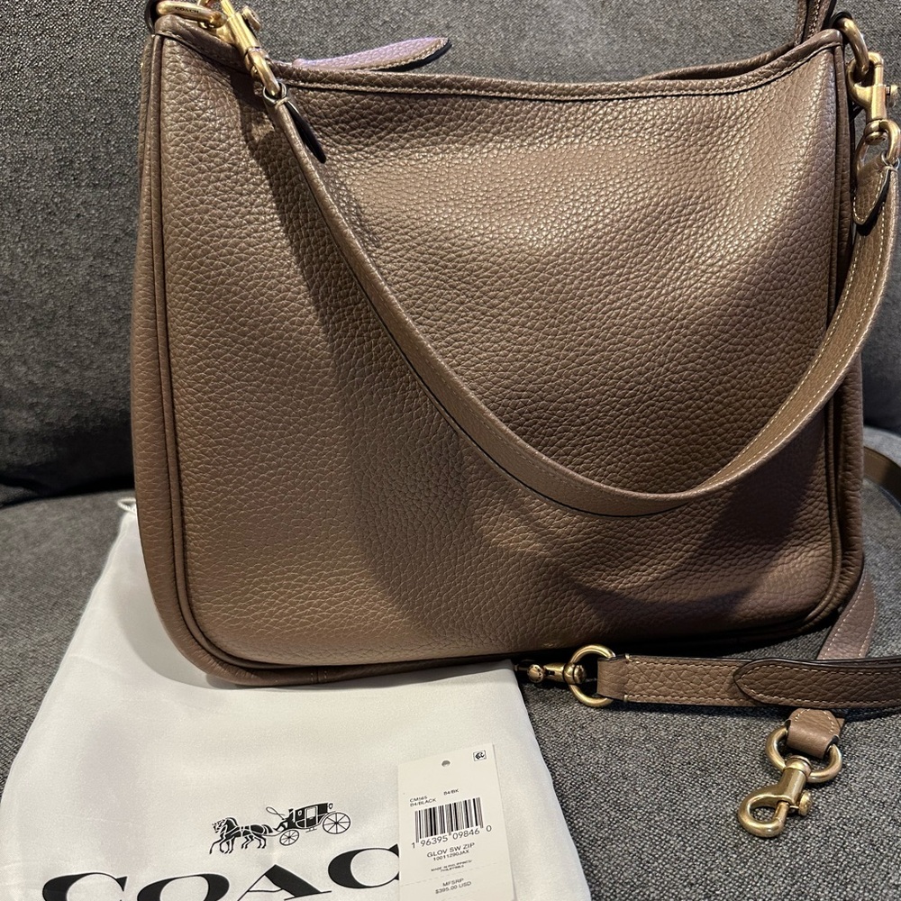 COACH - Women’s Cary Shoulder Bag Dark Stone